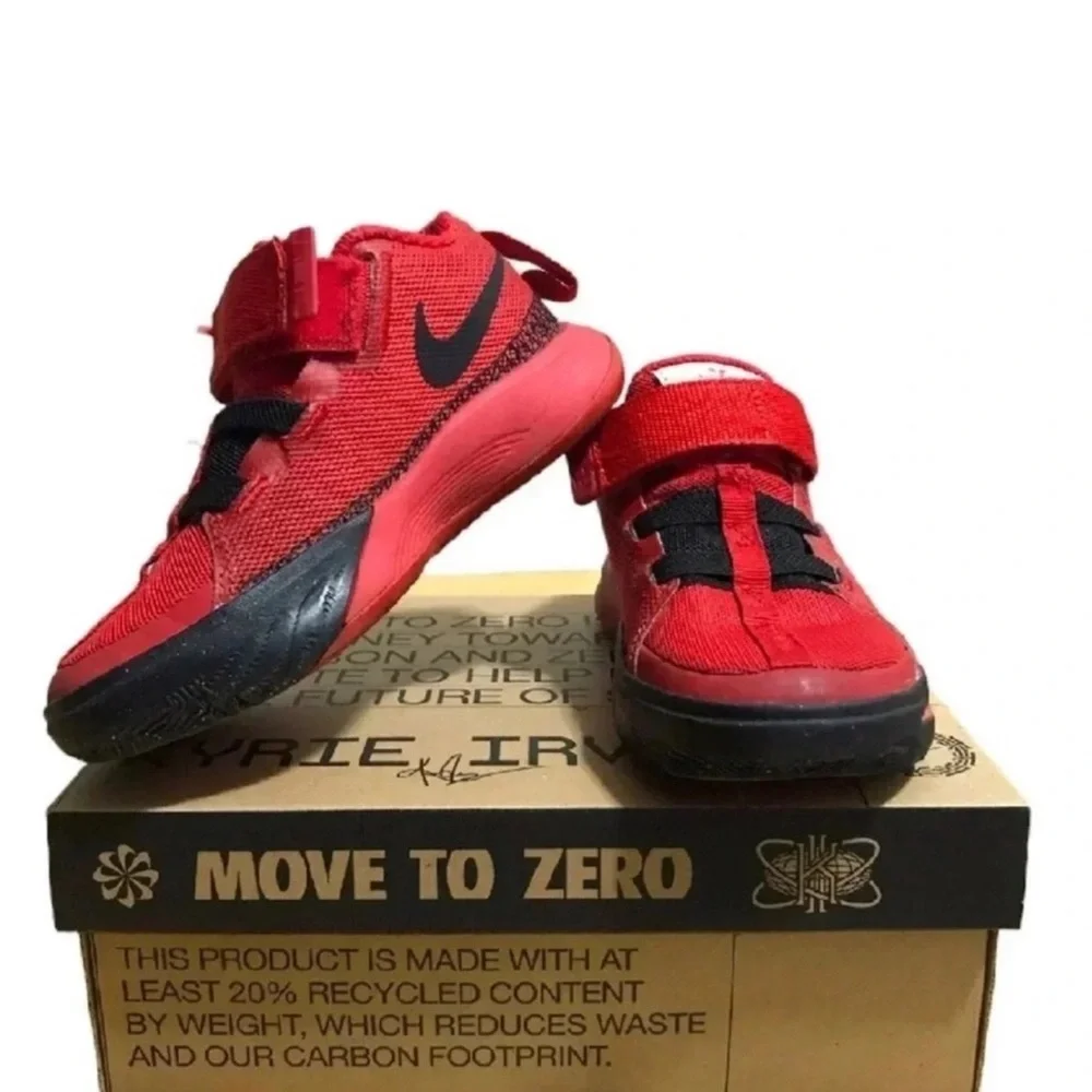 Nike Kyrie Flytrap VI (PS) University Red/Black Kids‎ Size 10.5C DQ8093 600